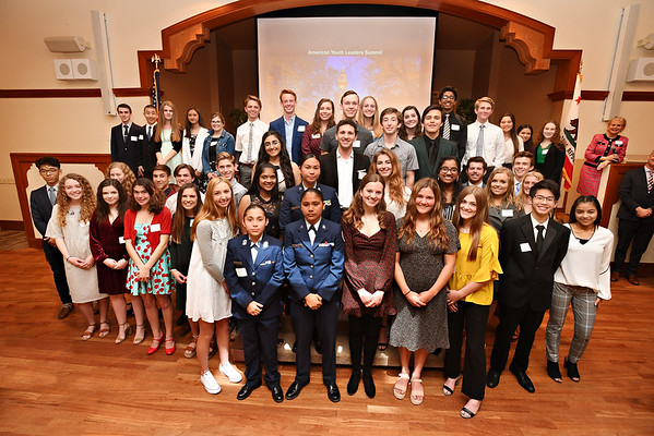 Spirit of America students were introduced to the audience at the Sacramento Awards Banquet